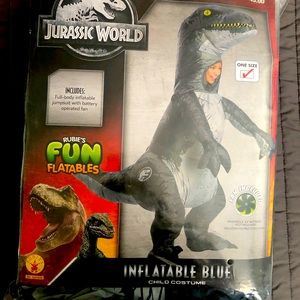 🦖Halloween 🎃 Costume Inflatable “Blue” JURASSIC